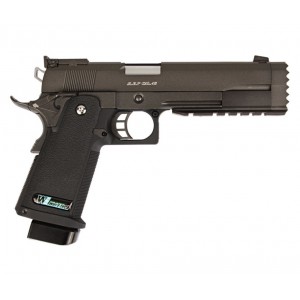 Страйкбольный пистолет WE Colt M1911 Hi-Capa 5.2, стеклобит (WE-H011)